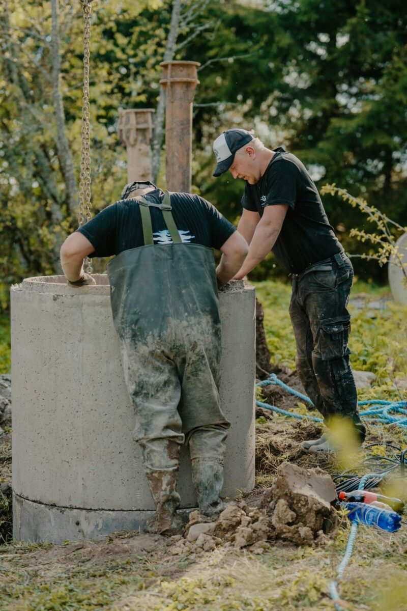 Amendero salvkaevu rajamine